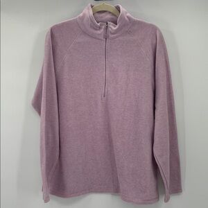 Eddie Bauer Ultra Soft Fleece 1/4 Zip Long Sleeve Pullover - Size XXL